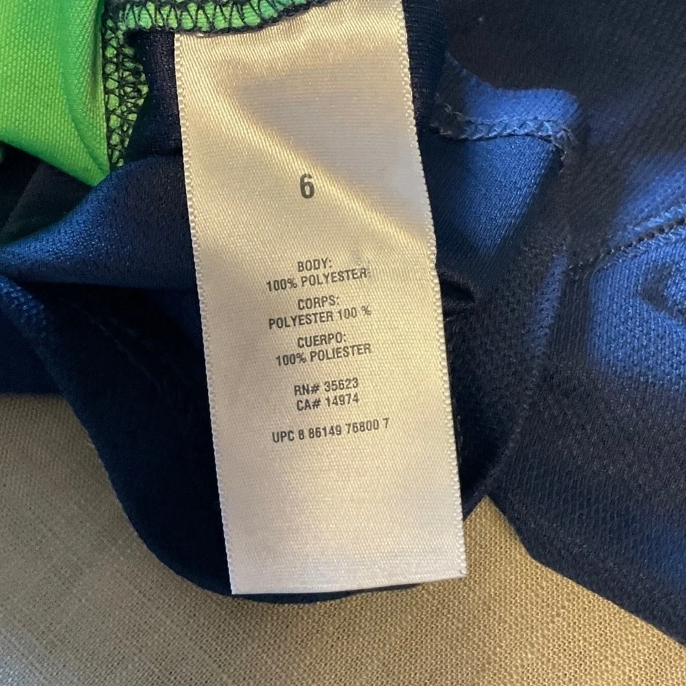 Carter's Navy and Green Short Sleeve Tee